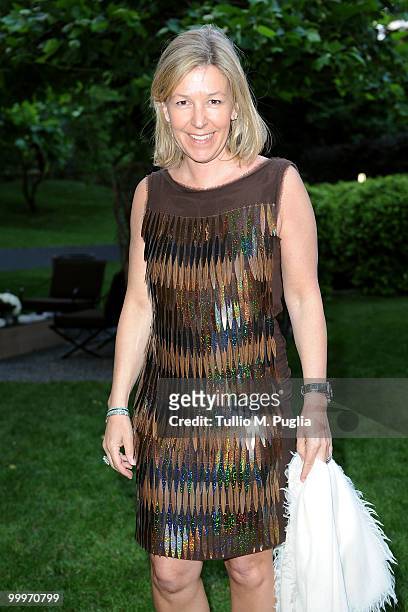 Publisher Nina Lawrence attends the cocktail reception for W Magazine's editor-in-chief at the Bulgari Hotel on May 18, 2010 in Milan, Italy.