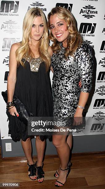 Tinsley Mortimer and Michelle Edgar attend the first anniversary presentation of Music Unites at The Cooper Square Hotel on May 17, 2010 in New York...