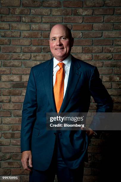 Gary Garrabrant, chief executive officer of Equity International, poses for a photograph during an interview in Sao Paulo, Brazil, on Tuesday, May...