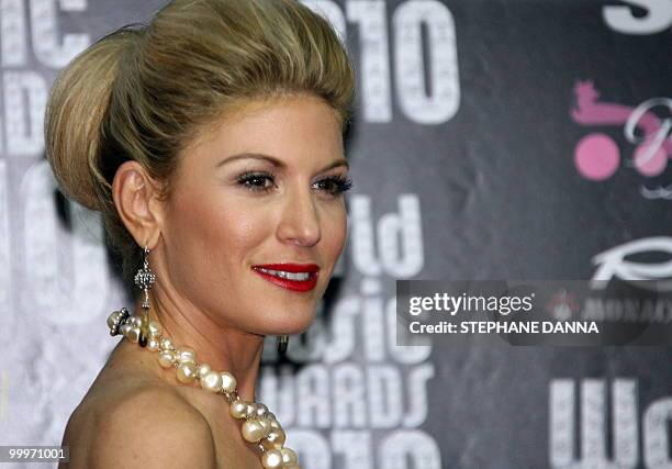 Hofit Golan arrives to attend the World Music Awards in Monaco on May 18, 2010. The World Music Awards honour the world's top selling acts for their...