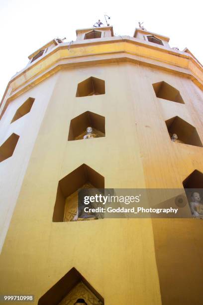 myanmar: mount popa - alcove stock pictures, royalty-free photos & images