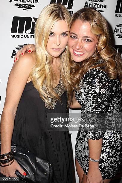 Tinsley Mortimer and Michelle Edgar attend the first anniversary presentation of Music Unites at The Cooper Square Hotel on May 17, 2010 in New York...