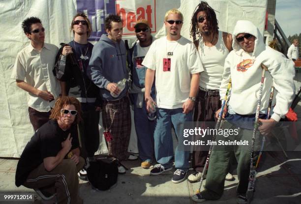 Hed PE poses for a portrait at Board Aid in Big Bear Lake, California on March 14, 1997.