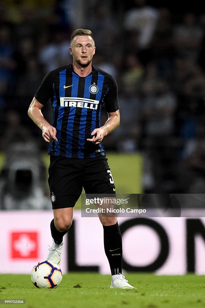 Milan Skriniar of FC Internazionale in action during the...