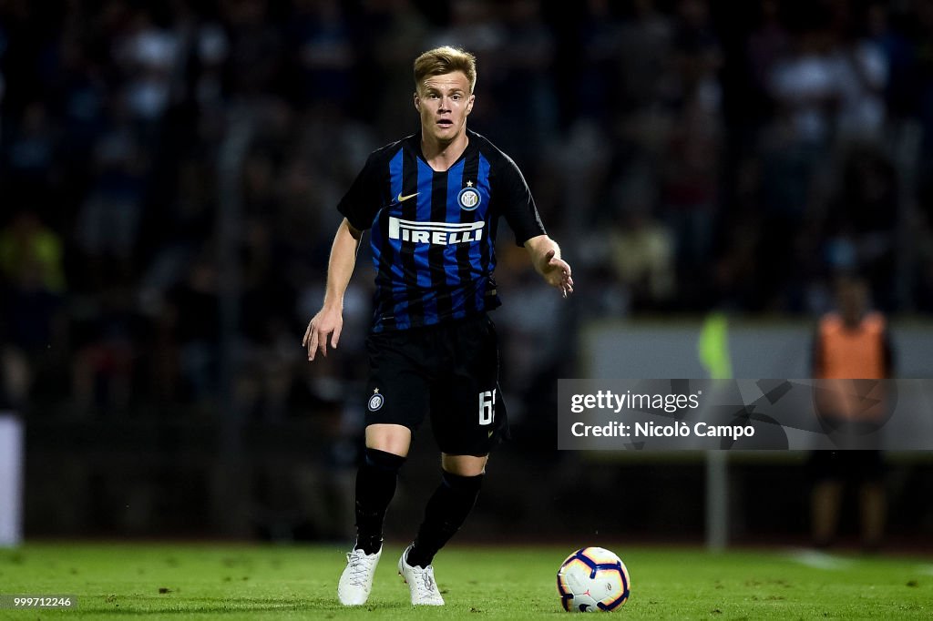 Maj Roric of FC Internazionale in action during the friendly...