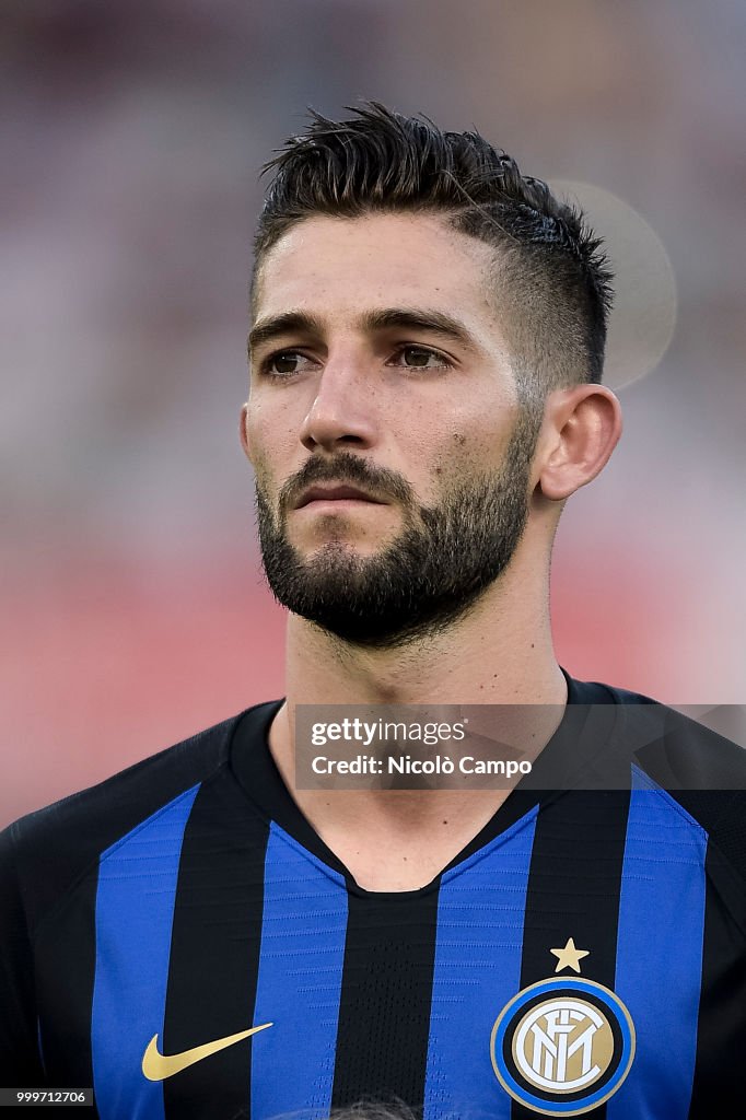 Roberto Gagliardini of FC Internazionale looks on prior to...
