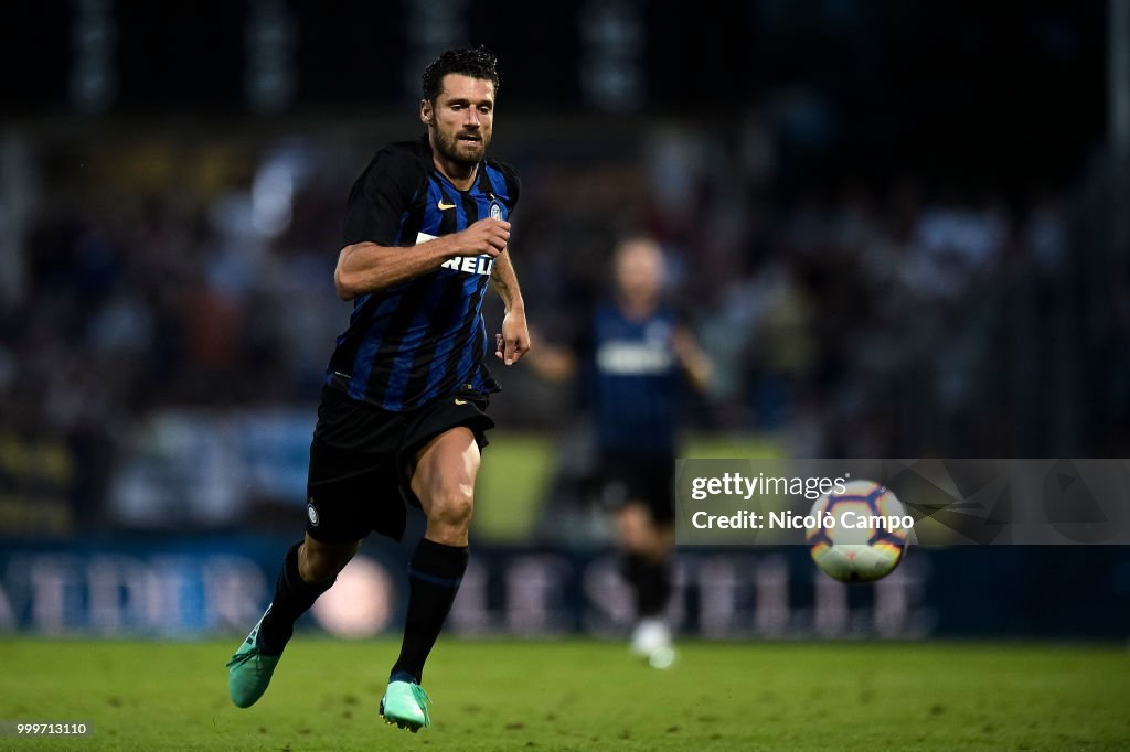 Antonio Candreva of FC Internazionale in action during the...