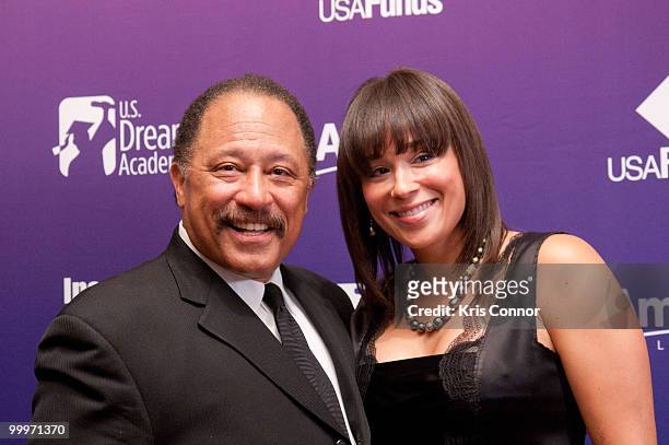 Joe Brown and Deborah Herron attend the 9th annual Power of a Dream gala hosted by the U.S. Dream Academy at the Ritz Carlton Hotel on May 18, 2010...