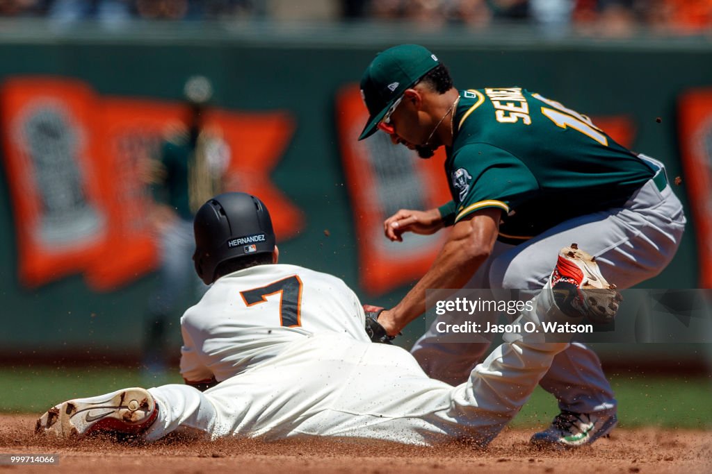Oakland Athletics v San Francisco Giants
