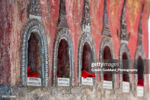 myanmar: shwe yan pyay monastery - alcove stock pictures, royalty-free photos & images