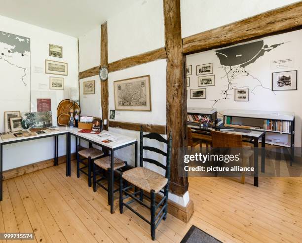 Two exhibiton rooms inside the Menno House can be seen on the premises of the Menno-Kate in Bad Oldesloe, Germany, 23 August 2017. It is the...