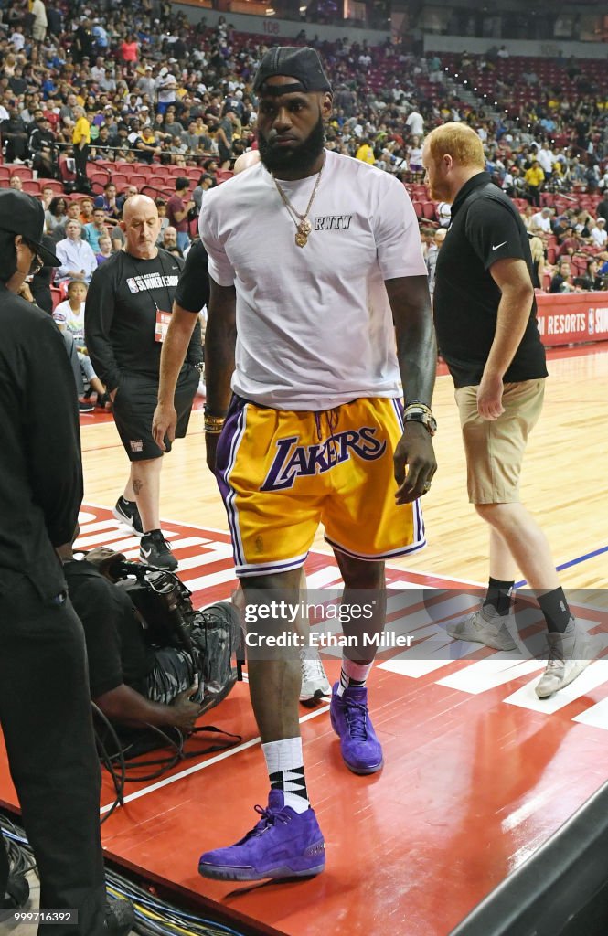 2018 NBA Summer League - Las Vegas - Detroit Pistons v Los Angeles Lakers