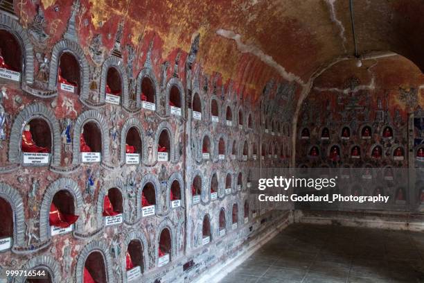 myanmar: shwe yan pyay monastery - alcove stock pictures, royalty-free photos & images