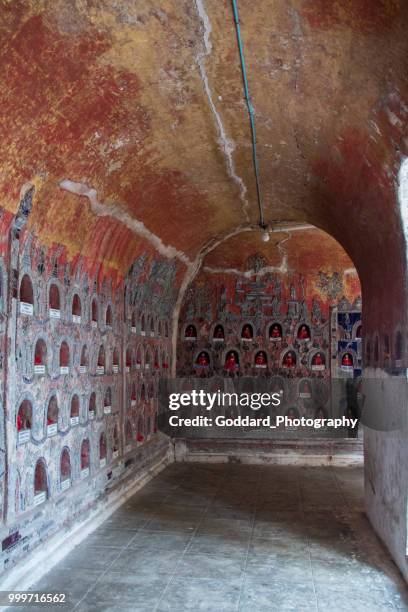 myanmar: shwe yan pyay monastery - alcove stock pictures, royalty-free photos & images