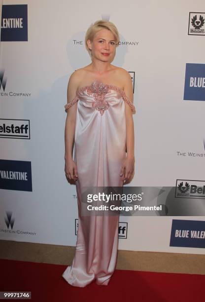 Actress Michelle Williams attends the Blue Valentine After Party at Palais Stephanie during the 63rd Annual Cannes Film Festival on May 19, 2010 in...