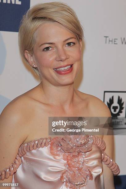 Actress Michelle Williams attends the Blue Valentine After Party at Palais Stephanie during the 63rd Annual Cannes Film Festival on May 19, 2010 in...