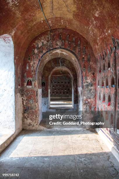 myanmar: shwe yan pyay monastery - alcove stock pictures, royalty-free photos & images