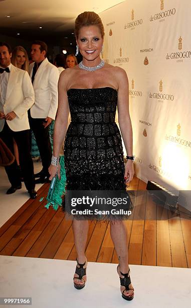 Simona Ventura attends the de Grisogono party at the Hotel Du Cap on May 18, 2010 in Cap D'Antibes, France.