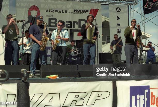 Hepcat performs at Board Aid in Big Bear Lake, California on March 15, 1997.