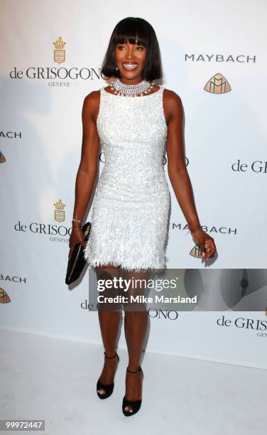 Naomi Campbell attends the de Grisogono party at the Hotel Du Cap on May 18, 2010 in Cap D'Antibes, France.