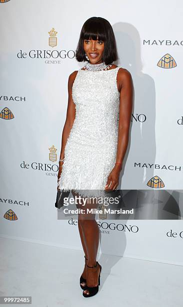 Naomi Campbell attends the de Grisogono party at the Hotel Du Cap on May 18, 2010 in Cap D'Antibes, France.