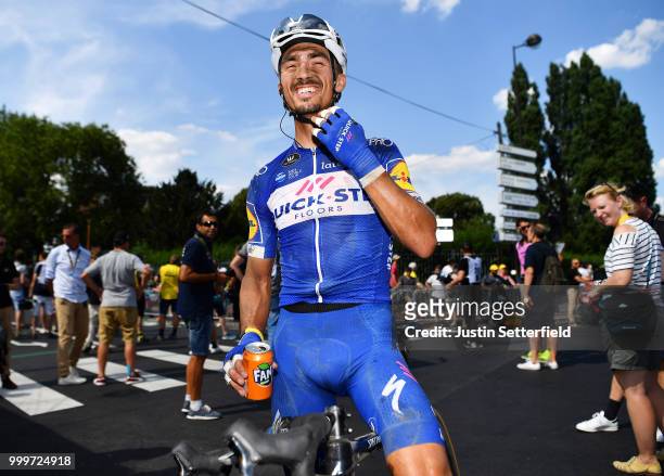 Arrival / Julian Alaphilippe of France and Team Quick-Step Floors / during the 105th Tour de France 2018, Stage 9 a 156,5 stage from Arras Citadelle...