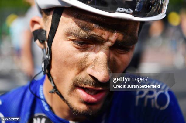 Arrival / Julian Alaphilippe of France and Team Quick-Step Floors / during the 105th Tour de France 2018, Stage 9 a 156,5 stage from Arras Citadelle...