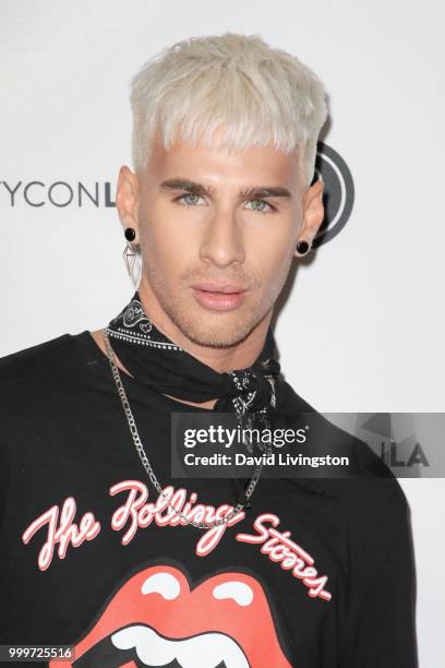 Brad Mondo attends the Beautycon Festival LA 2018 at the Los Angeles Convention Center on July 15, 2018 in Los Angeles, California.