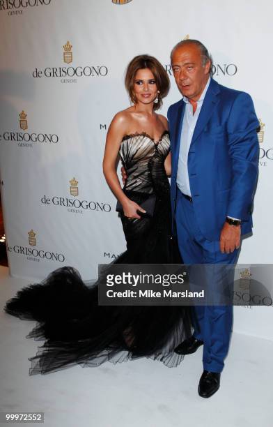 Cheryl Cole and Fawaz Gruosi attend the de Grisogono party at the Hotel Du Cap on May 18, 2010 in Cap D'Antibes, France.