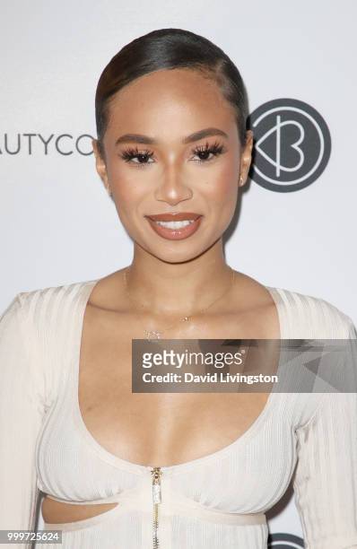 Symphani Soto attends the Beautycon Festival LA 2018 at the Los Angeles Convention Center on July 15, 2018 in Los Angeles, California.