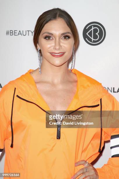 Alyson Stoner attends the Beautycon Festival LA 2018 at the Los Angeles Convention Center on July 15, 2018 in Los Angeles, California.
