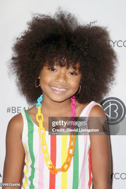 Mychal Bella attends the Beautycon Festival LA 2018 at the Los Angeles Convention Center on July 15, 2018 in Los Angeles, California.