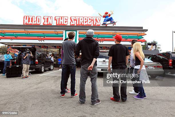 Pro Skatboarder Rob Dyrdek unveils 7-Eleven Urban Skate Store and opens "Safe Spot Skate Spot", funded by a 250,000 dollar donation from 7-Eleven on...