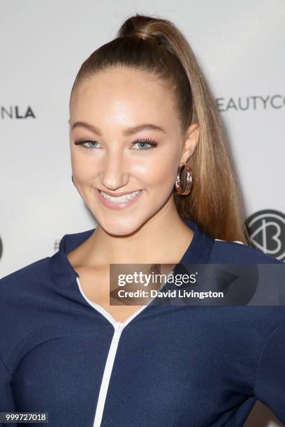 Ava Cota attends the Beautycon Festival LA 2018 at the Los Angeles Convention Center on July 15, 2018 in Los Angeles, California.