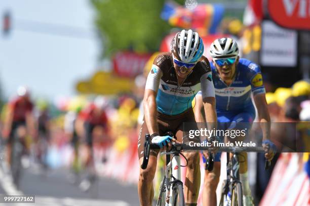 Arrival / Romain Bardet of France and Team AG2R La Mondiale / during the 105th Tour de France 2018, Stage 9 a 156,5 stage from Arras Citadelle to...