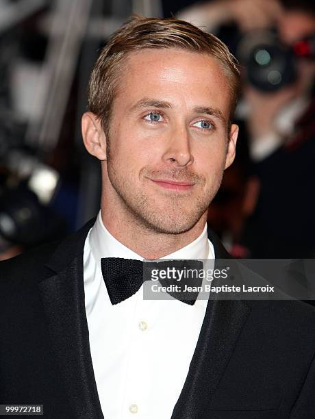 Ryan Gosling attends the "Blue Valentine" Premiere at the Palais des Festivals during the 63rd Annual Cannes Film Festival on May 18, 2010 in Cannes,...