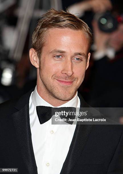 Ryan Gosling attends the "Blue Valentine" Premiere at the Palais des Festivals during the 63rd Annual Cannes Film Festival on May 18, 2010 in Cannes,...