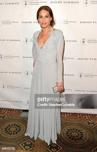 Model Marisol Thomas attends the 3rd Annual Society Of Memorial Sloan-Kettering Cancer Center's Spring Ball at The Pierre Hotel on May 18, 2010 in...