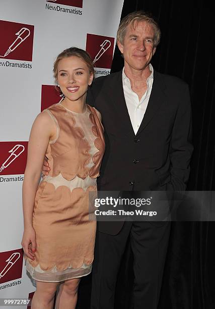 Scarlett Johansson and Matthew Modine attend the 61st Annual New Dramatist's Benefit Luncheon at the Marriot Marquis on May 18, 2010 in New York City.