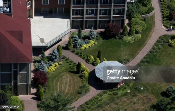 View of the main building of the Fetullah Terrorist Organization compound where Fetulah Gulen resides in Saylorsburg, PA., United States on July 15,...