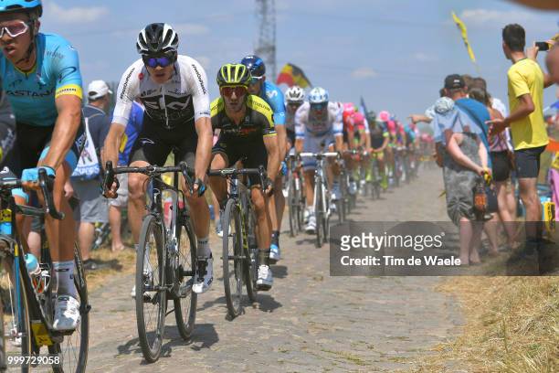 Christopher Froome of Great Britain and Team Sky / Adam Yates of Great Britain and Team Mitchelton-Scott / during the 105th Tour de France 2018,...