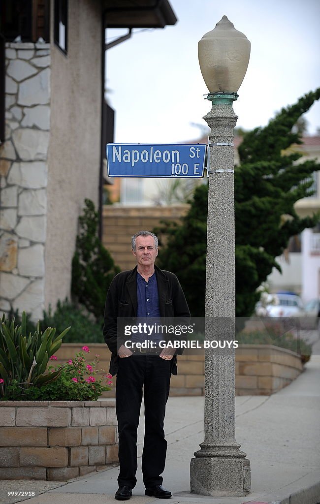 French author Jean Rolin poses in Los An