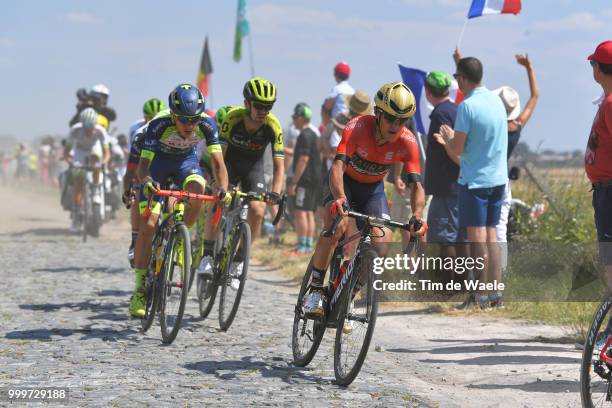 Domenico Pozzovivo of Italy and Bahrain Merida Pro Team / during the 105th Tour de France 2018, Stage 9 a 156,5 stage from Arras Citadelle to Roubaix...