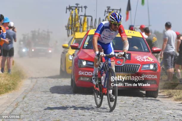 Olivier Le Gac of France and Team Groupama FDJ / during the 105th Tour de France 2018, Stage 9 a 156,5 stage from Arras Citadelle to Roubaix on July...