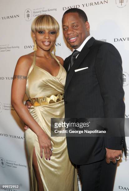 Mary J. Blige and Kendu Isaacs attends the 3rd Annual Society Of Memorial Sloan-Kettering Cancer Center's Spring Ball at The Pierre Hotel on May 18,...