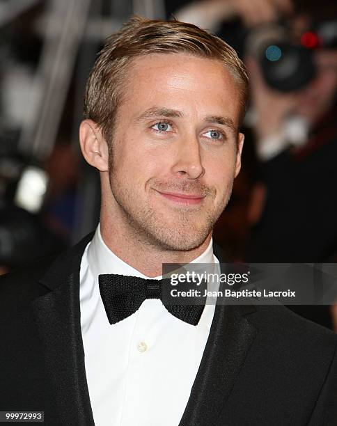 Ryan Gosling attends the "Certified Copy" Premiere at the Palais des Festivals during the 63rd Annual Cannes Film Festival on May 18, 2010 in Cannes,...