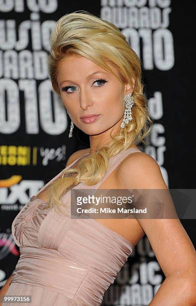Paris Hilton attends the World Music Awards 2010 at the Sporting Club on May 18, 2010 in Monte Carlo, Monaco.