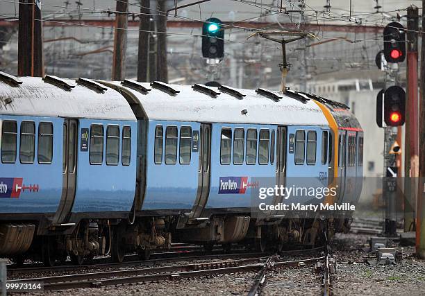 Tranzmetro train leaves Wellington Railway Station on May 19, 2010 in Wellington, New Zealand. Finance Minister Bill English will deliver the 2010...