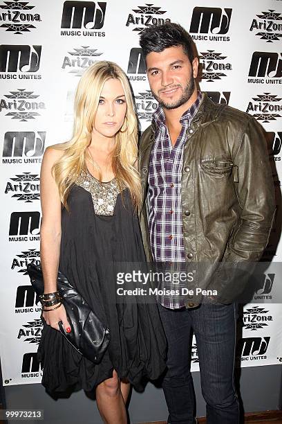 Tinsley Mortimer and Brian Mazza attend the first anniversary presentation of Music Unites at the Cooper Square Hotel on May 17, 2010 in New York...
