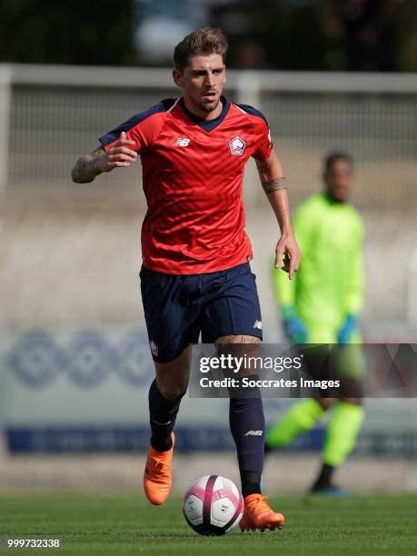 Miguel Angelo da Silva Rocha Zeka of Lille during the Club Friendly match between Lille v Reims at the Stade Paul Debresie on July 14, 2018 in Saint...